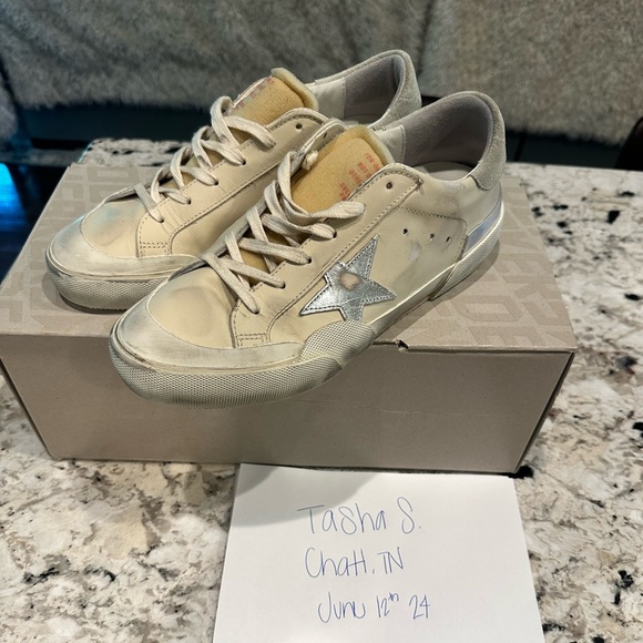 LIKE NEW WOMENS GOLDEN GOOSE SNEAKERS - Picture 2 of 7